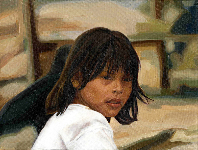 Живопись. Перуанка