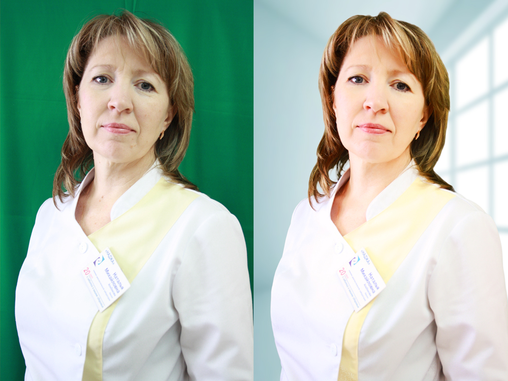 Обтравка, замена фона, ретушь, цветокоррекция