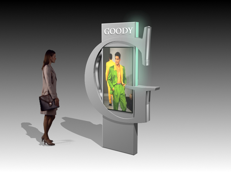 Вариант сити-лайта для магазина "Goody"