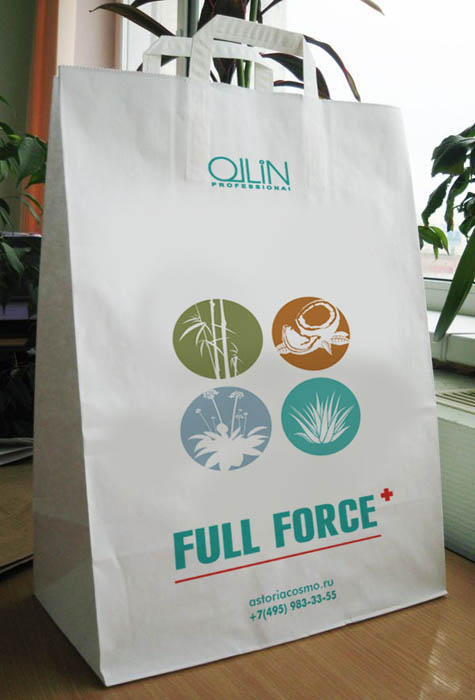 Дизайн фирменного пакета под продуктовую линию