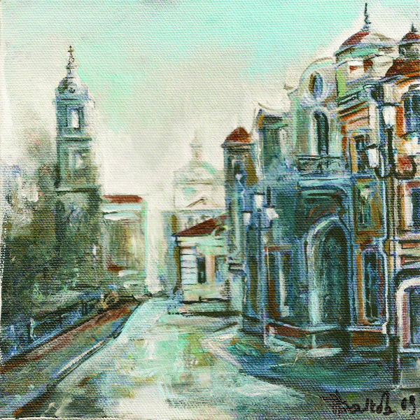 Этюд Москва старая