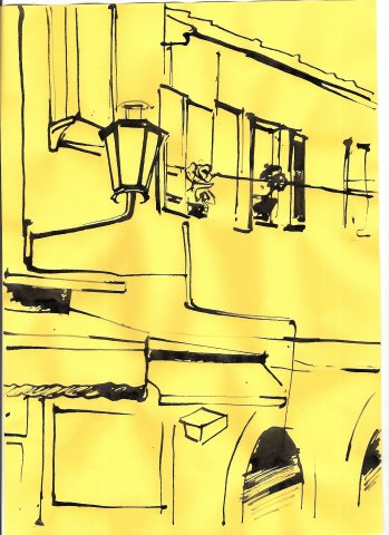 "Одиноко счастливый итальянский фонарь не на моей улице"