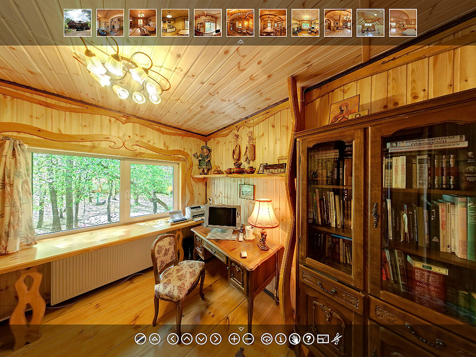 Виртуальный тур по коттеджу