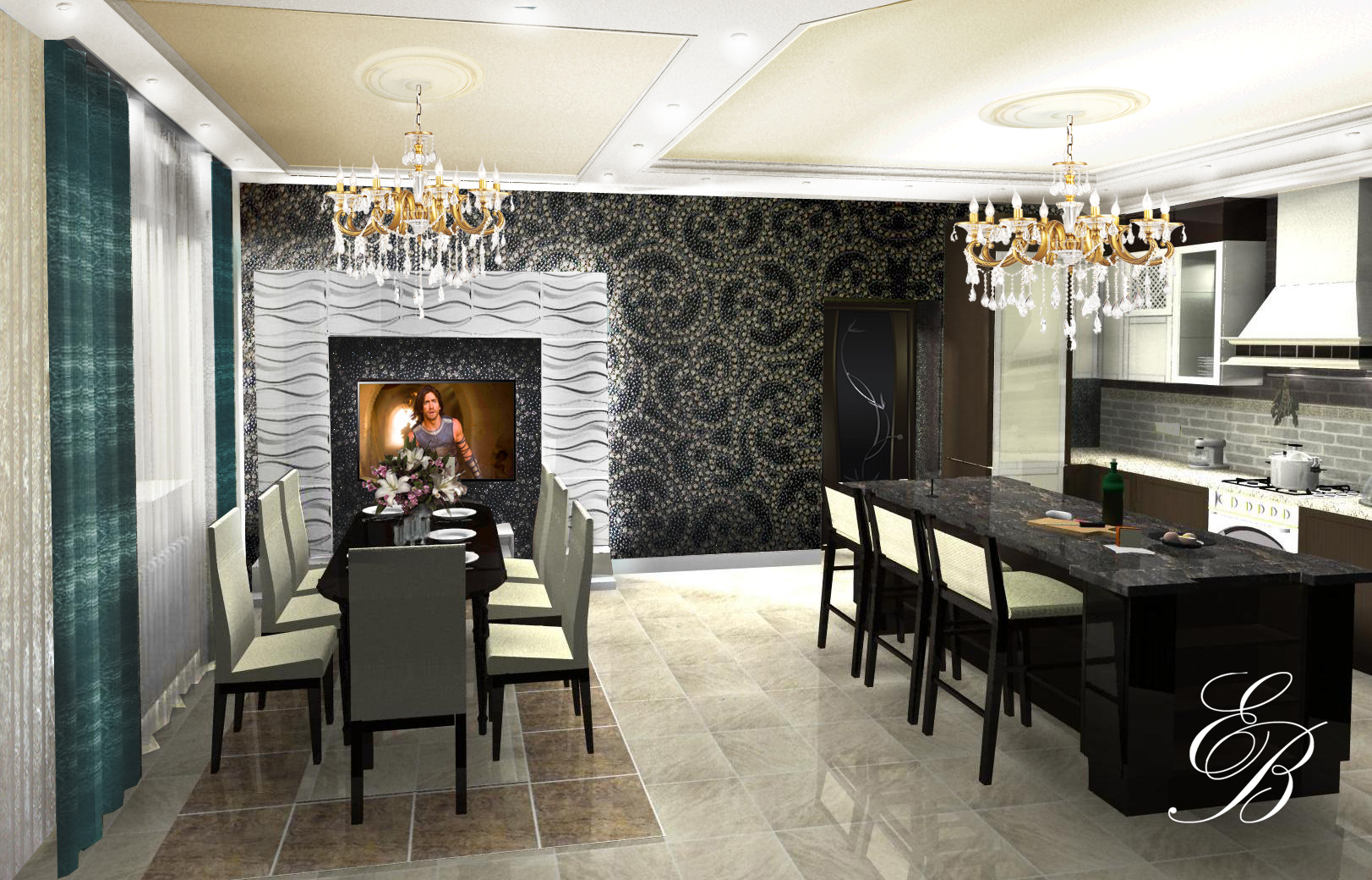 Кухня 30 кв.м.