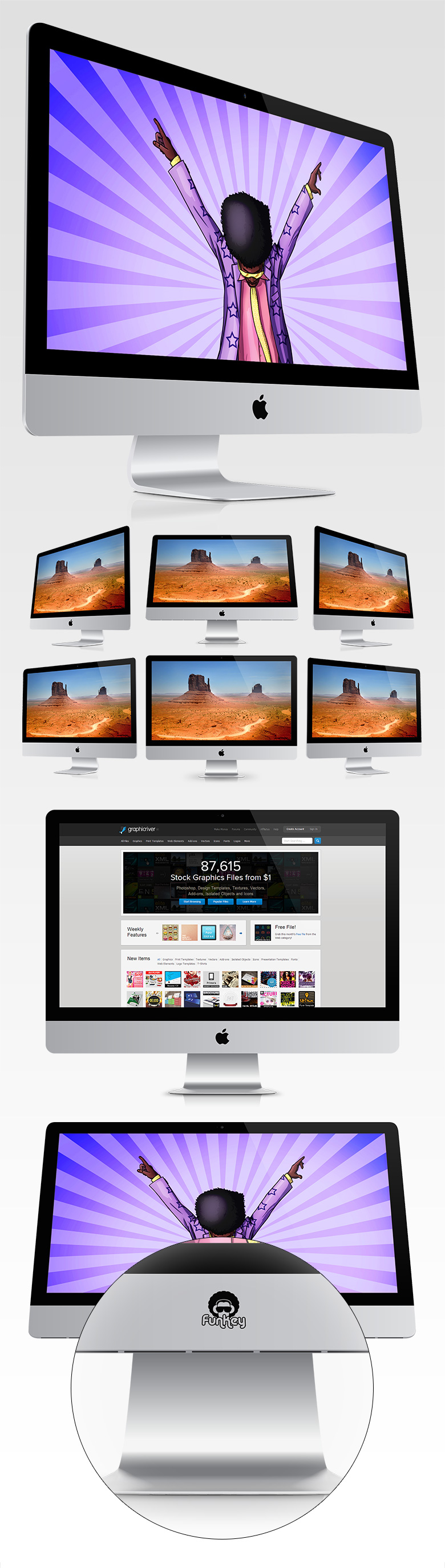 iMac mockup