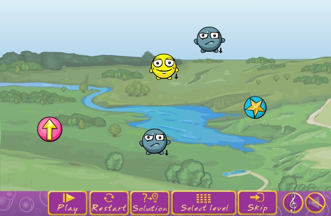 Игровой экран для игры "Draw a Line"