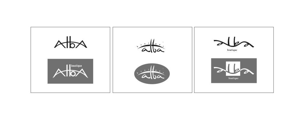Логотип бутика "Альба"