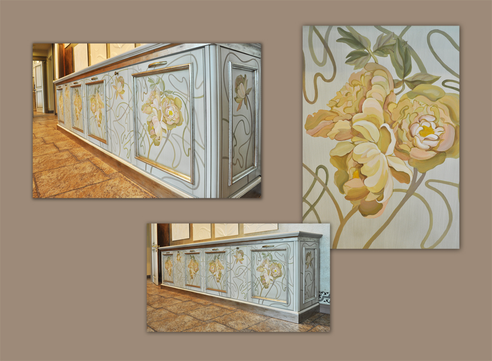 роспись комода