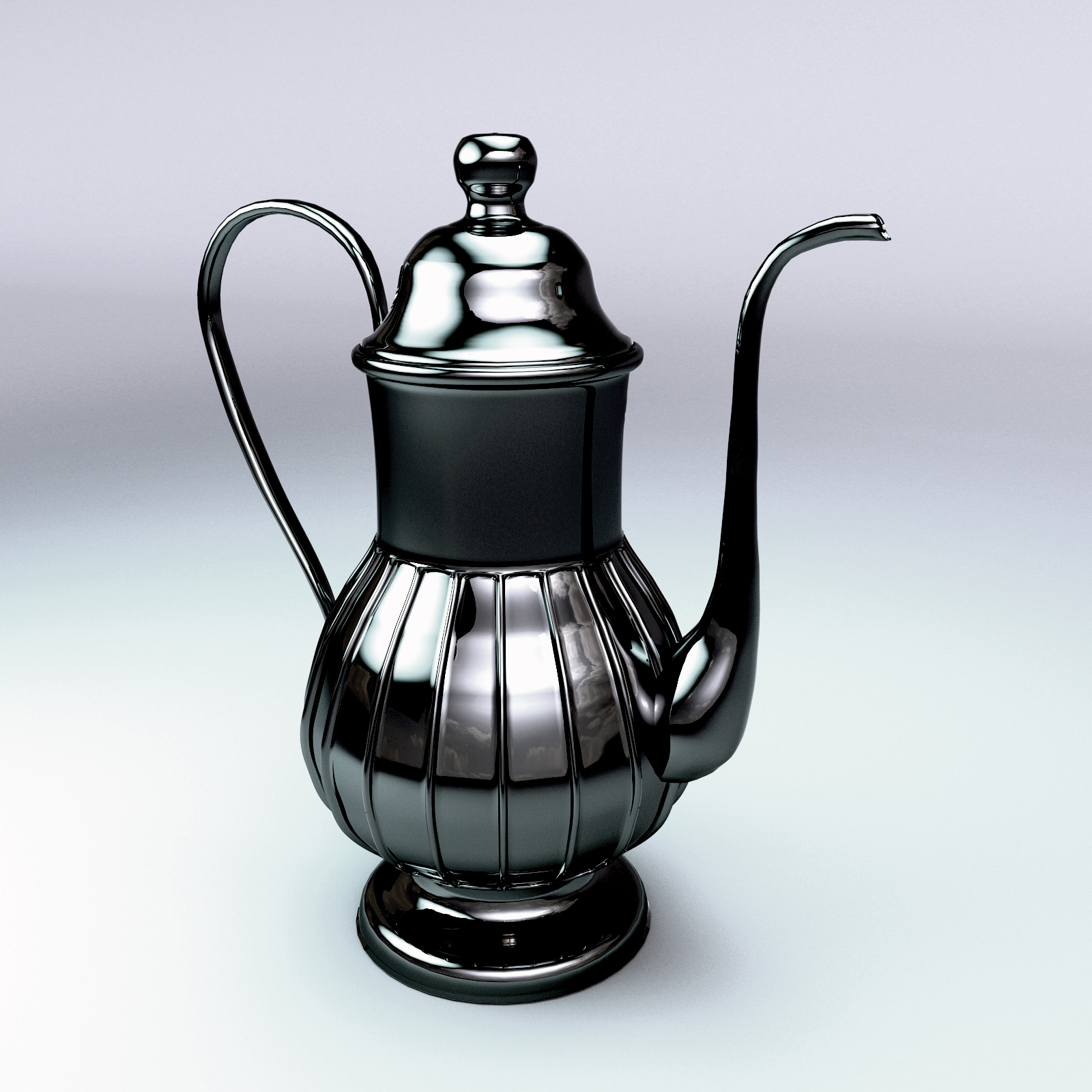 Металлический чайник