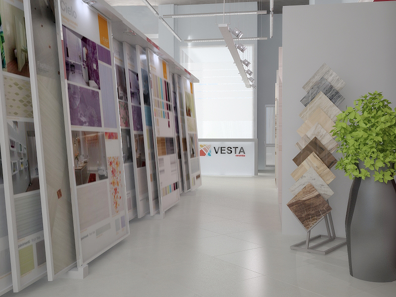 Шоу-рум "Веста керамика" . Новорощинская,2 г. Санкт-Петербур