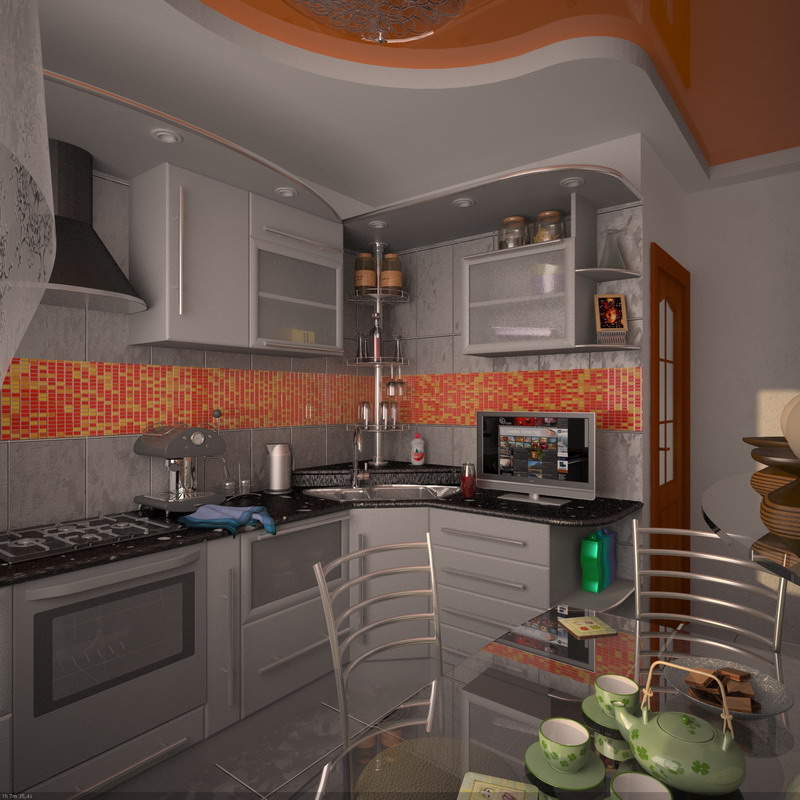Кухня. вариант 2. ракурс 2