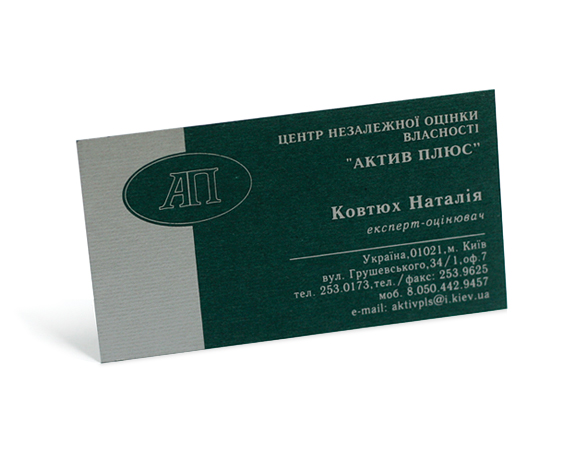 Визитка. Актив Плюс