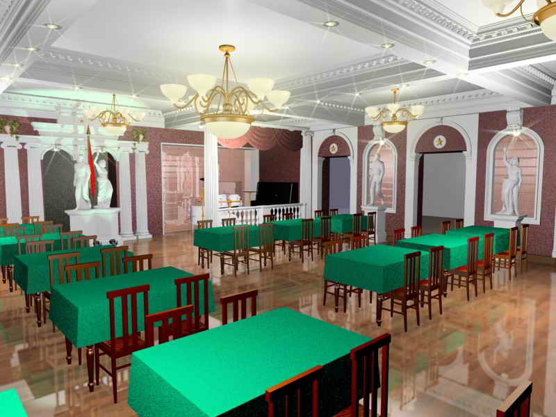 дизйн-проект ресторана "Коммунист"