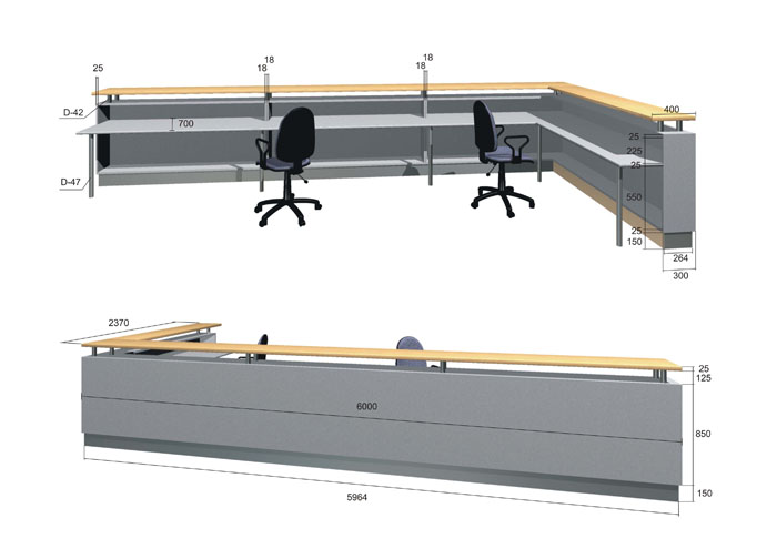 нестандартная мебель для "Citroen"