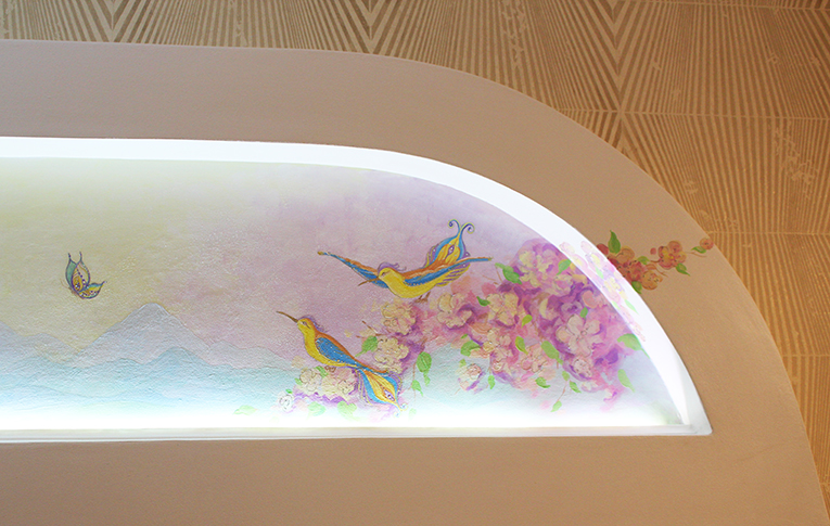 Роспись "Райские птицы"