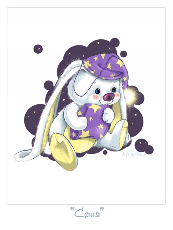 разработка мягкой игрушки "Соня"