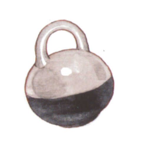 акварель "гиря"